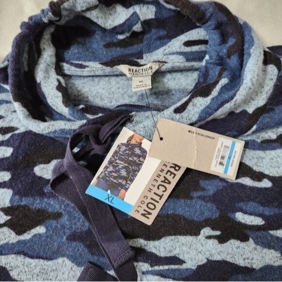 Kenneth Cole Reaction Womens camo Funnel Neck pullover - Picture 7 of 16